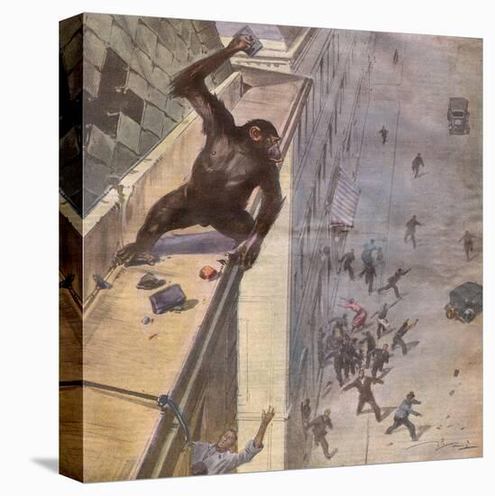 Escaping Monkey, 1932-null-Stretched Canvas