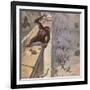 Escaping Monkey, 1932-null-Framed Art Print