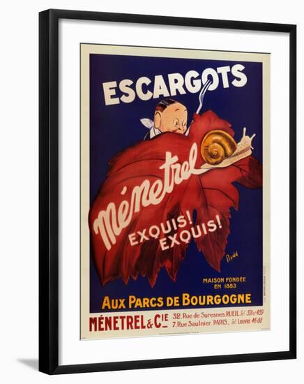 Escargots Menetial-null-Framed Art Print