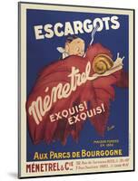 Escargots Menetrel-Vintage Posters-Mounted Art Print