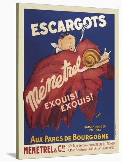 Escargots Menetrel-Vintage Posters-Stretched Canvas