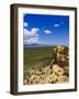 Escarpment and Lava Beds in El Malpais National Monument, New Mexico-Michael DeFreitas-Framed Photographic Print