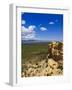 Escarpment and Lava Beds in El Malpais National Monument, New Mexico-Michael DeFreitas-Framed Photographic Print