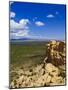 Escarpment and Lava Beds in El Malpais National Monument, New Mexico-Michael DeFreitas-Mounted Photographic Print