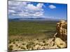 Escarpment and Lava Beds in El Malpais National Monument, New Mexico-Michael DeFreitas-Mounted Photographic Print