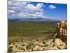 Escarpment and Lava Beds in El Malpais National Monument, New Mexico-Michael DeFreitas-Mounted Photographic Print