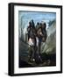 Escena de Mestizaje N16, Indios Mecos, Bárbaros-null-Framed Giclee Print