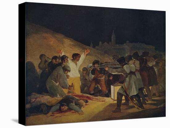 'Escenas Del 3 De Mayo De 1808', (May 3, 1808 in Madrid), 1814, (c1934)-Francisco Goya-Stretched Canvas