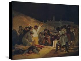 'Escenas Del 3 De Mayo De 1808', (May 3, 1808 in Madrid), 1814, (c1934)-Francisco Goya-Stretched Canvas