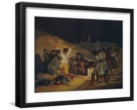'Escenas Del 3 De Mayo De 1808', (May 3, 1808 in Madrid), 1814, (c1934)-Francisco Goya-Framed Giclee Print