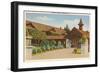 Esceola Lodge, Linville-null-Framed Art Print