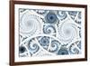 Escher-Like Fractal Spirals-null-Framed Art Print