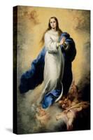 Escorial Immaculate Conception-Bartolome Esteban Murillo-Stretched Canvas