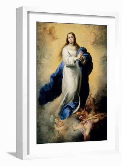 Escorial Immaculate Conception-Bartolome Esteban Murillo-Framed Giclee Print