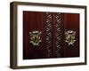 Escutcheon on Doors of Walnut Wardrobe with Farnese Family Coat of Arms, Italy-null-Framed Giclee Print