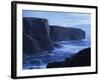 Eshaness Basalt Cliffs at Dusk, Eshaness, Northmavine, Shetland Islands, Scotland-Patrick Dieudonne-Framed Photographic Print