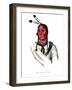 Eshtahumbah (Sleepy Eyes), a Sioux Chief-Charles Bird King-Framed Giclee Print