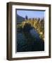 Eskdale, Cumbria, Walkers Crossiing a Tradition Stone Bridge-Paul Harris-Framed Premium Photographic Print