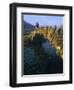 Eskdale, Cumbria, Walkers Crossiing a Tradition Stone Bridge-Paul Harris-Framed Premium Photographic Print