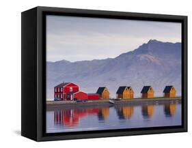 Eskifjordur Village, Eskifjordur Fjord, East Fjords Region (Austurland), Iceland, Polar Regions-Patrick Dieudonne-Framed Stretched Canvas