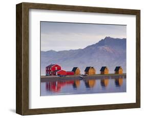 Eskifjordur Village, Eskifjordur Fjord, East Fjords Region (Austurland), Iceland, Polar Regions-Patrick Dieudonne-Framed Photographic Print