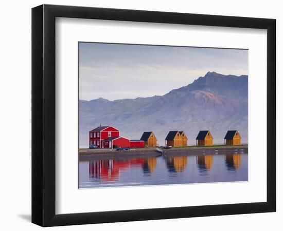 Eskifjordur Village, Eskifjordur Fjord, East Fjords Region (Austurland), Iceland, Polar Regions-Patrick Dieudonne-Framed Photographic Print