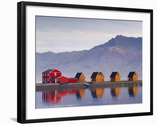 Eskifjordur Village, Eskifjordur Fjord, East Fjords Region (Austurland), Iceland, Polar Regions-Patrick Dieudonne-Framed Photographic Print