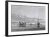 Eskimaux Coming Towards the Boats-Edward Finden-Framed Giclee Print