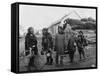 Eskimo Berry Pickers in Nome, Alaska Photograph - Nome, AK-Lantern Press-Framed Stretched Canvas