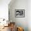 Eskimo Family Admiring their Modern Conveniences, a Victrola, a Sewing Machine and a Stove-Margaret Bourke-White-Framed Photographic Print displayed on a wall