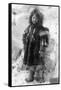 Eskimo Girl in a Parka in Nome, Alaska Photograph - Nome, AK-Lantern Press-Framed Stretched Canvas