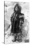 Eskimo Girl in a Parka in Nome, Alaska Photograph - Nome, AK-Lantern Press-Stretched Canvas