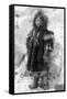 Eskimo Girl in a Parka in Nome, Alaska Photograph - Nome, AK-Lantern Press-Framed Stretched Canvas