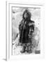 Eskimo Girl in a Parka in Nome, Alaska Photograph - Nome, AK-Lantern Press-Framed Art Print