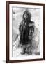 Eskimo Girl in a Parka in Nome, Alaska Photograph - Nome, AK-Lantern Press-Framed Art Print