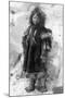 Eskimo Girl in a Parka in Nome, Alaska Photograph - Nome, AK-Lantern Press-Mounted Art Print