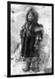 Eskimo Girl in a Parka in Nome, Alaska Photograph - Nome, AK-Lantern Press-Framed Art Print