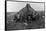 Eskimo Igloo Near Nome, Alaska Photograph - Nome, AK-Lantern Press-Framed Stretched Canvas