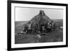 Eskimo Igloo Near Nome, Alaska Photograph - Nome, AK-Lantern Press-Framed Art Print