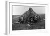 Eskimo Igloo Near Nome, Alaska Photograph - Nome, AK-Lantern Press-Framed Art Print