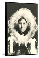 Eskimo in Fur Parka-null-Framed Stretched Canvas