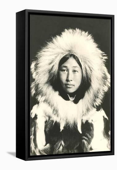 Eskimo in Fur Parka-null-Framed Stretched Canvas