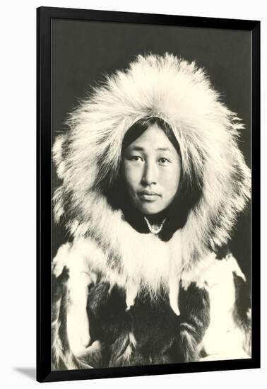 Eskimo in Fur Parka-null-Framed Art Print