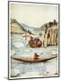 Eskimo Kayak, 1590-John White-Mounted Giclee Print