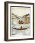 Eskimo Kayak, 1590-John White-Framed Premium Giclee Print
