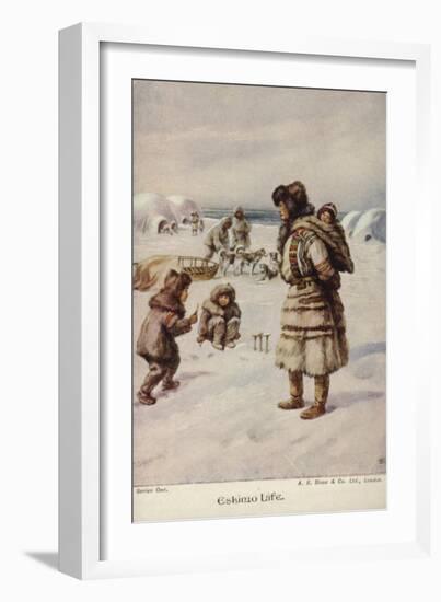 Eskimo Life-Evelyn Stuart Hardy-Framed Giclee Print