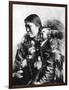 Eskimo Mother and Child in Alaska Photograph - Alaska-Lantern Press-Framed Art Print