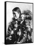 Eskimo Mother and Child in Alaska Photograph - Alaska-Lantern Press-Framed Stretched Canvas