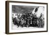Eskimo School Children in Alaska Photograph - Alaska-Lantern Press-Framed Art Print