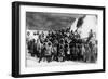 Eskimo School Children in Alaska Photograph - Alaska-Lantern Press-Framed Art Print